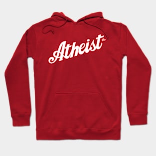 Classic Atheist Script by Tai's Tees Hoodie